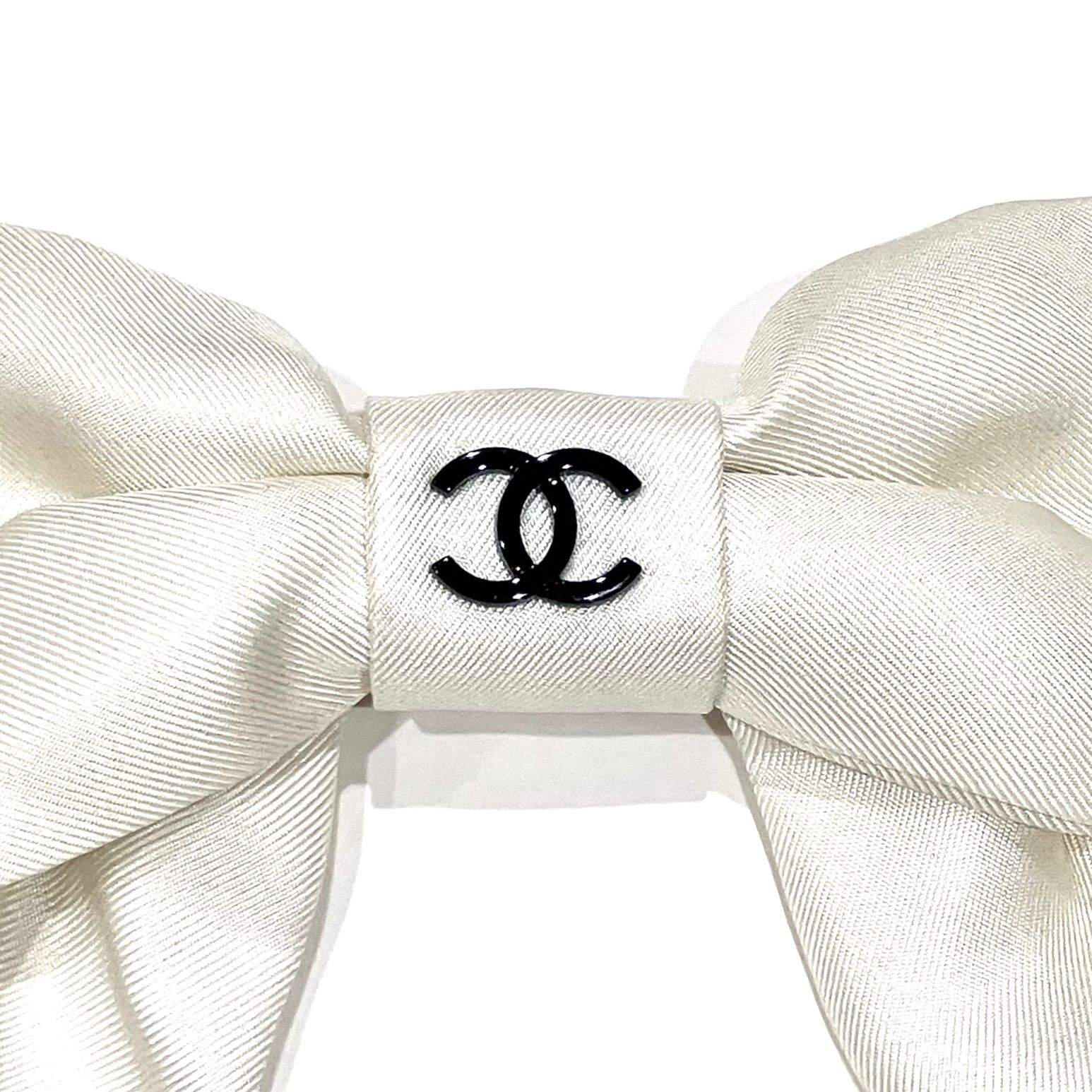 極美品】CHANEL シャネル バレッタ リボン ボウ ココマーク 24P - メルカリ