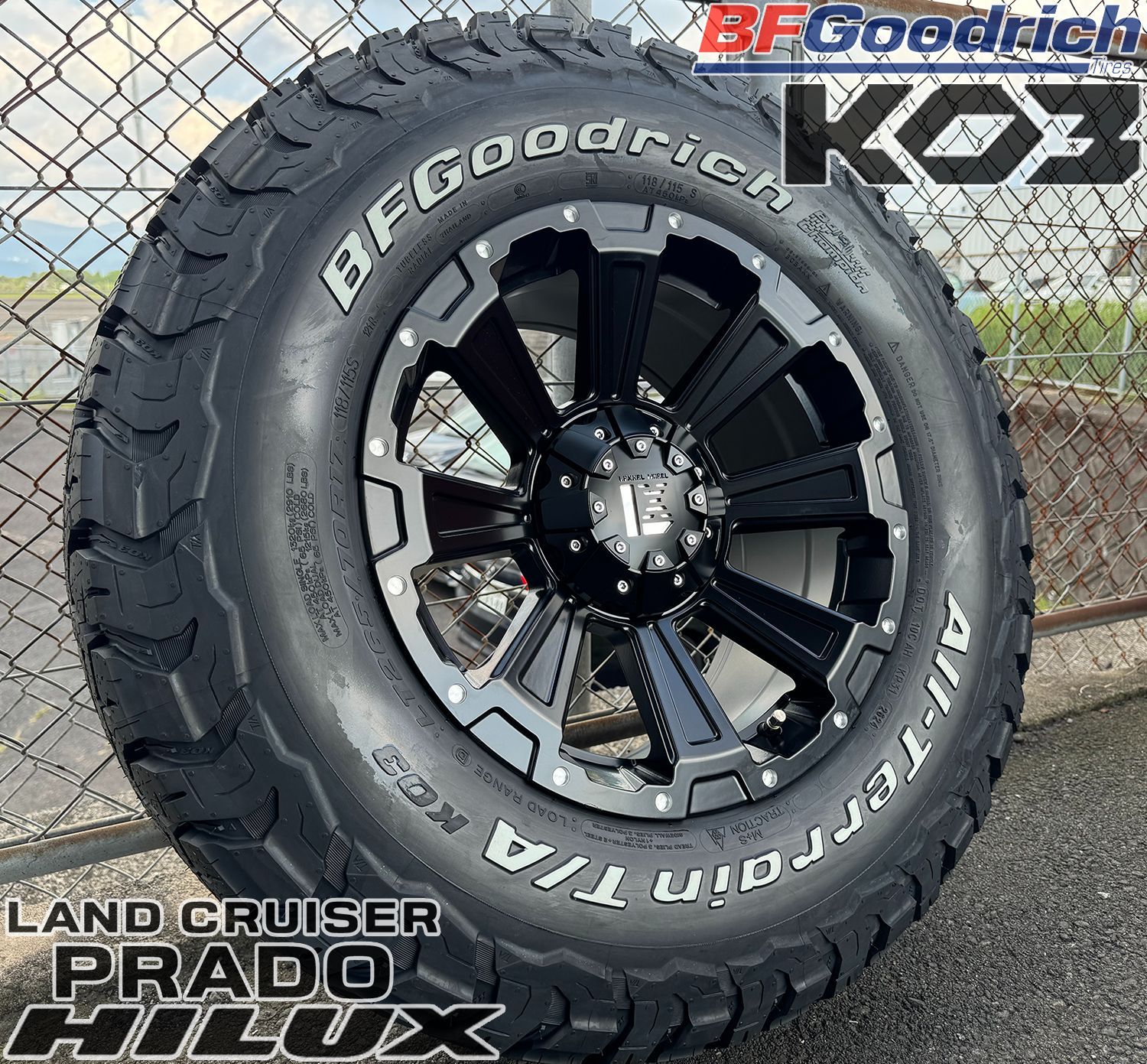 純正車高OK ランドクルーザー プラド（150系用,120系用）ハイラックス