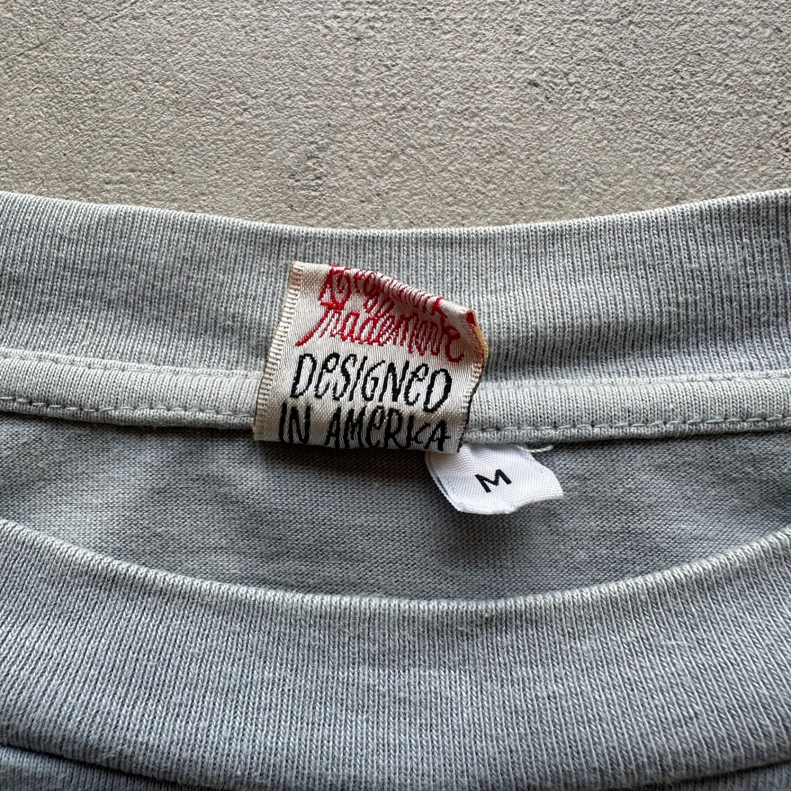 80s-90s stussy 白タグドラゴンプリント レア good design 面 シングル