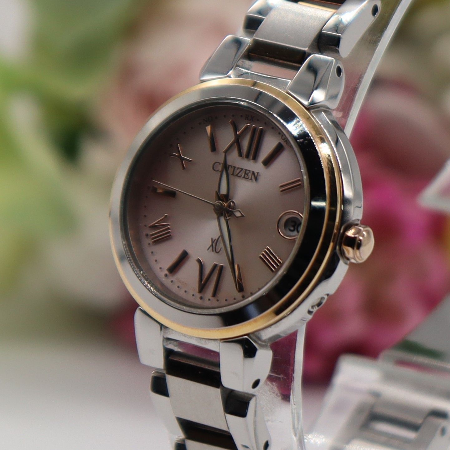 シチズン CITIZEN xC クロスシー H058-T016553 電波ソーラー ローマン