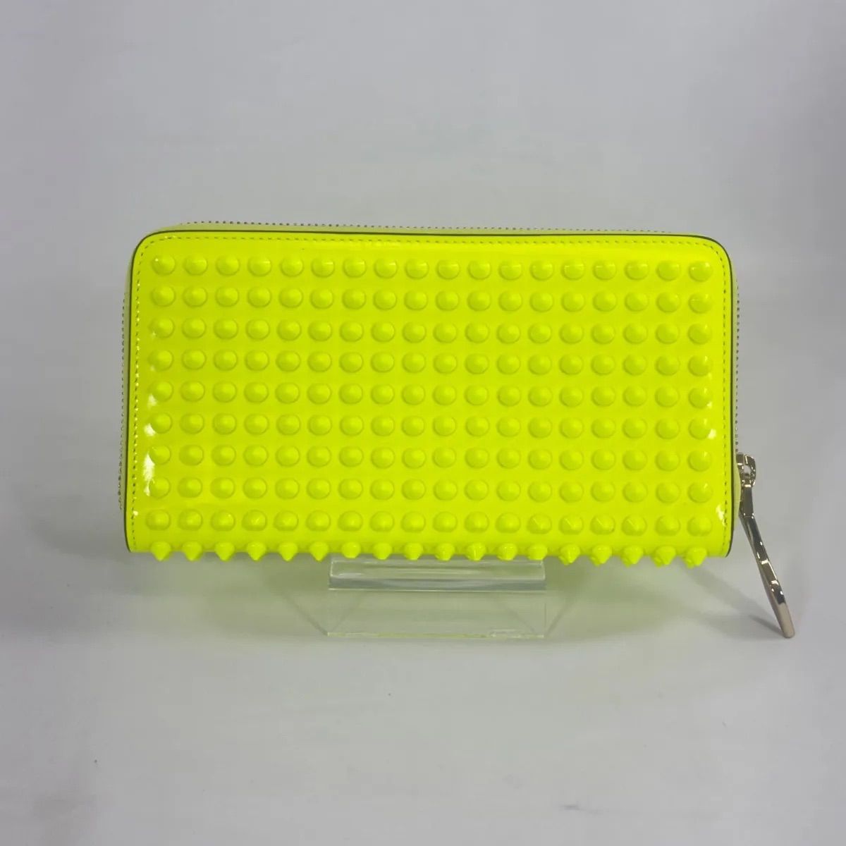 美品】 Christian Louboutin ルブタン エナメル スパイクスタッズ