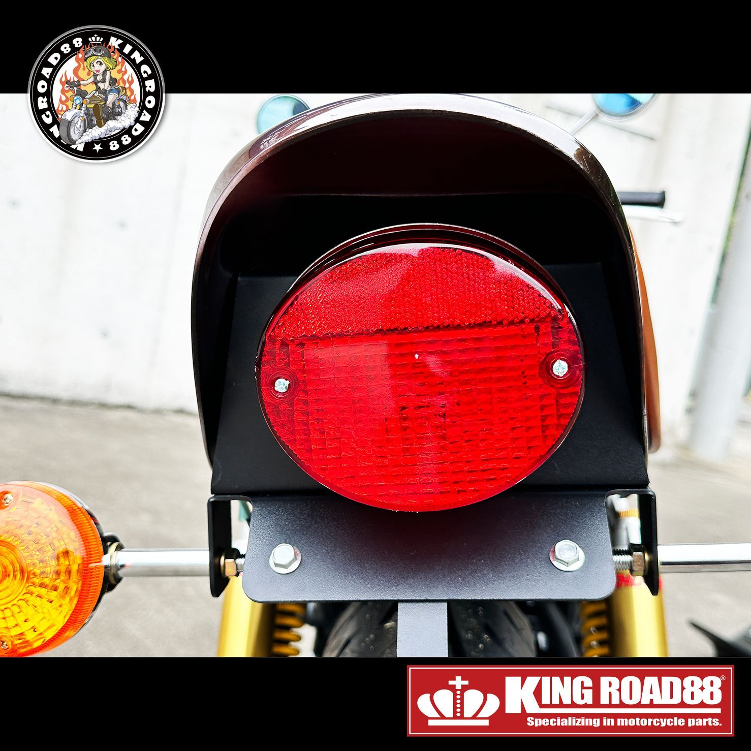 新商品 】カワサキ ゼファー400 KingRoad88 Z2 仕様 火の玉 橙 茶 塗装