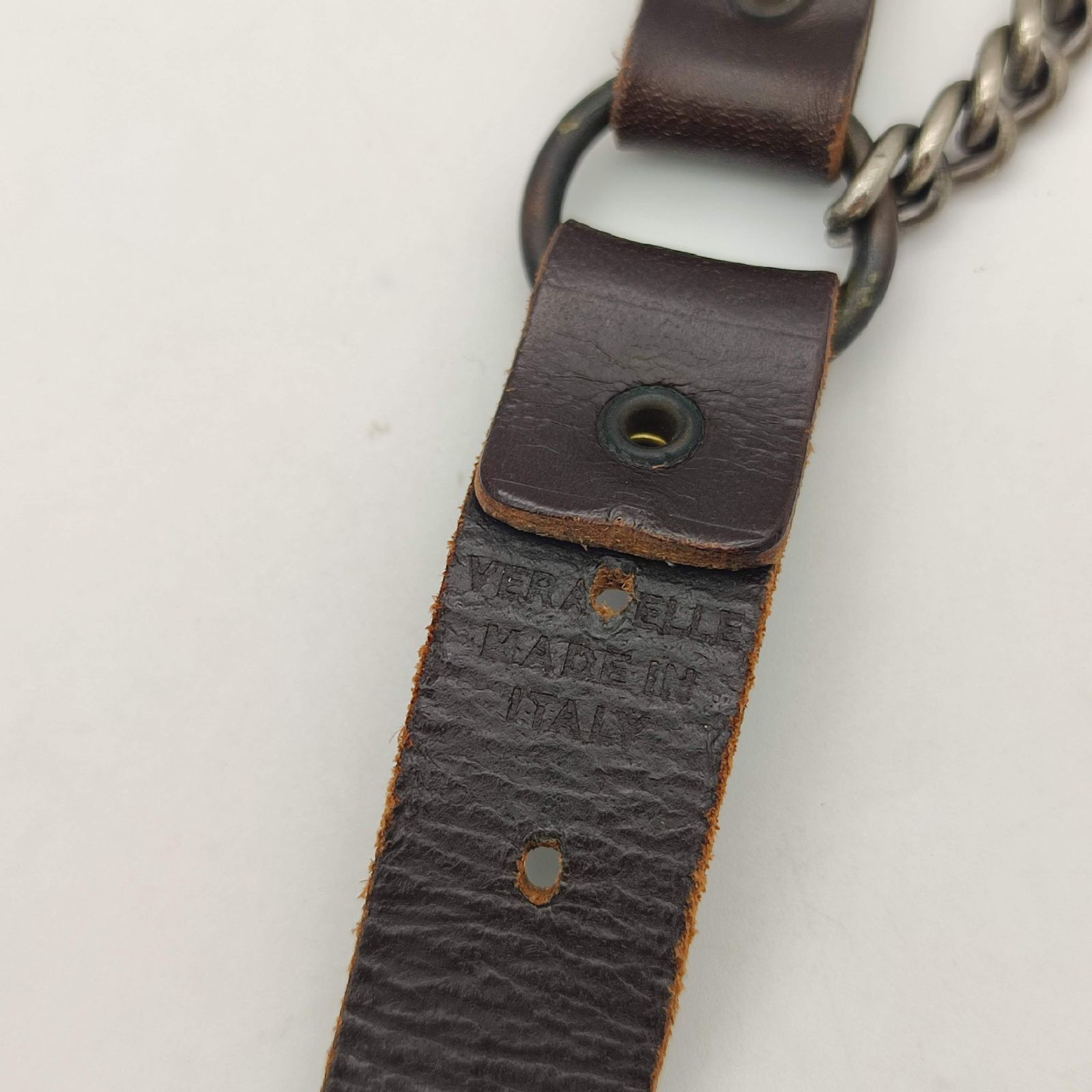 Maison Margiela メゾンマルジェラ 11 ブラウンレザーブレスレット