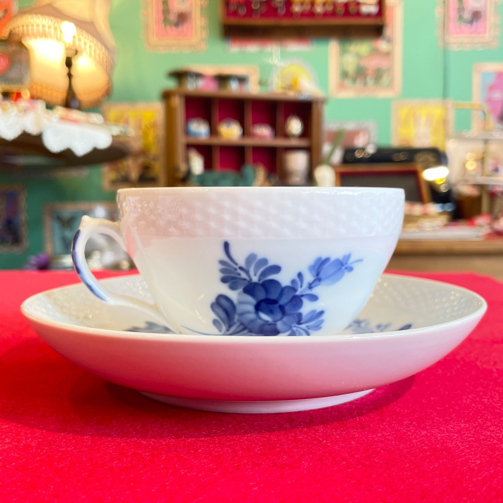 ロイヤル・コペンハーゲン ブルーフラワープレイン ティーカップ