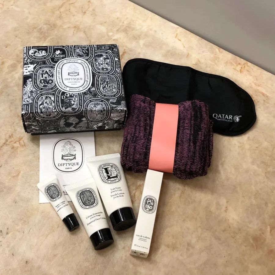 カタール航空 Diptyque ディプティック ビジネスクラス アメニティ