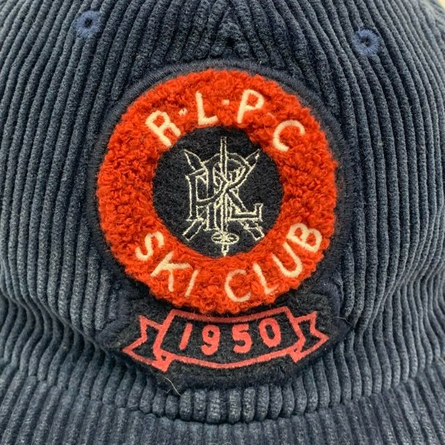 希少 POLO RALPH LAUREN POLO SKI CLUB Corduroy Cap ONE SIZE ポロ