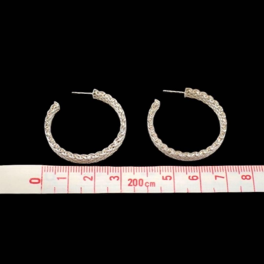 ティファニー Tiffany & Co. サマセット メッシュ ラージ フープ