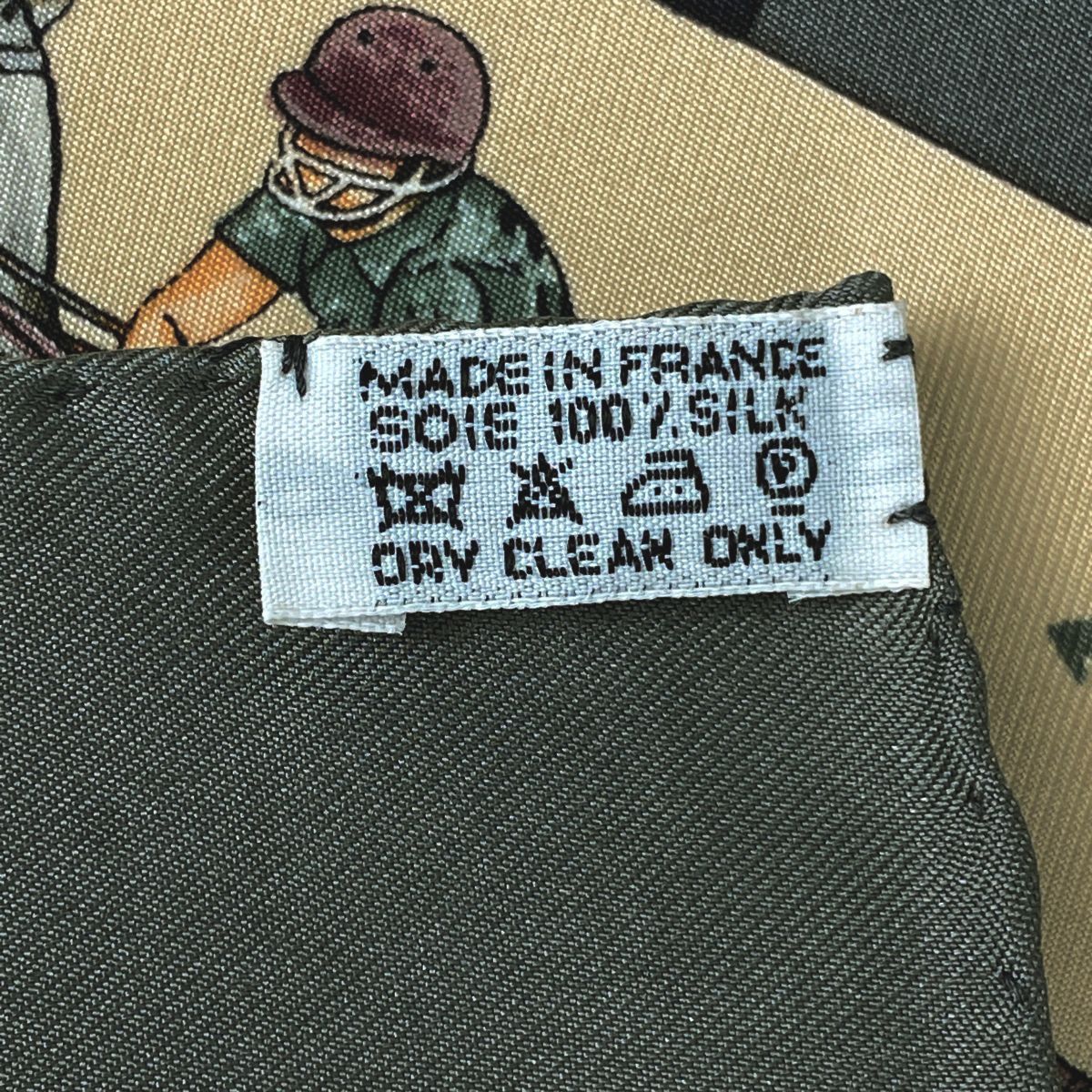 エルメス HERMES プチカレ LE MONDE DU POLO ポロの世界 スカーフ