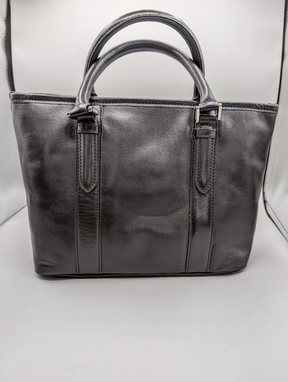 未使用2点セット】SEEKER 本革 トートバッグ＆ミニショルダー 黒