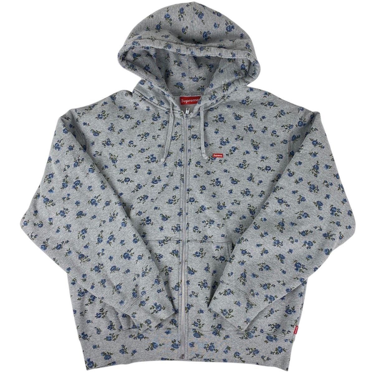 シュプリーム Supreme ロゴ ジップアップ パーカー フラワー 花柄