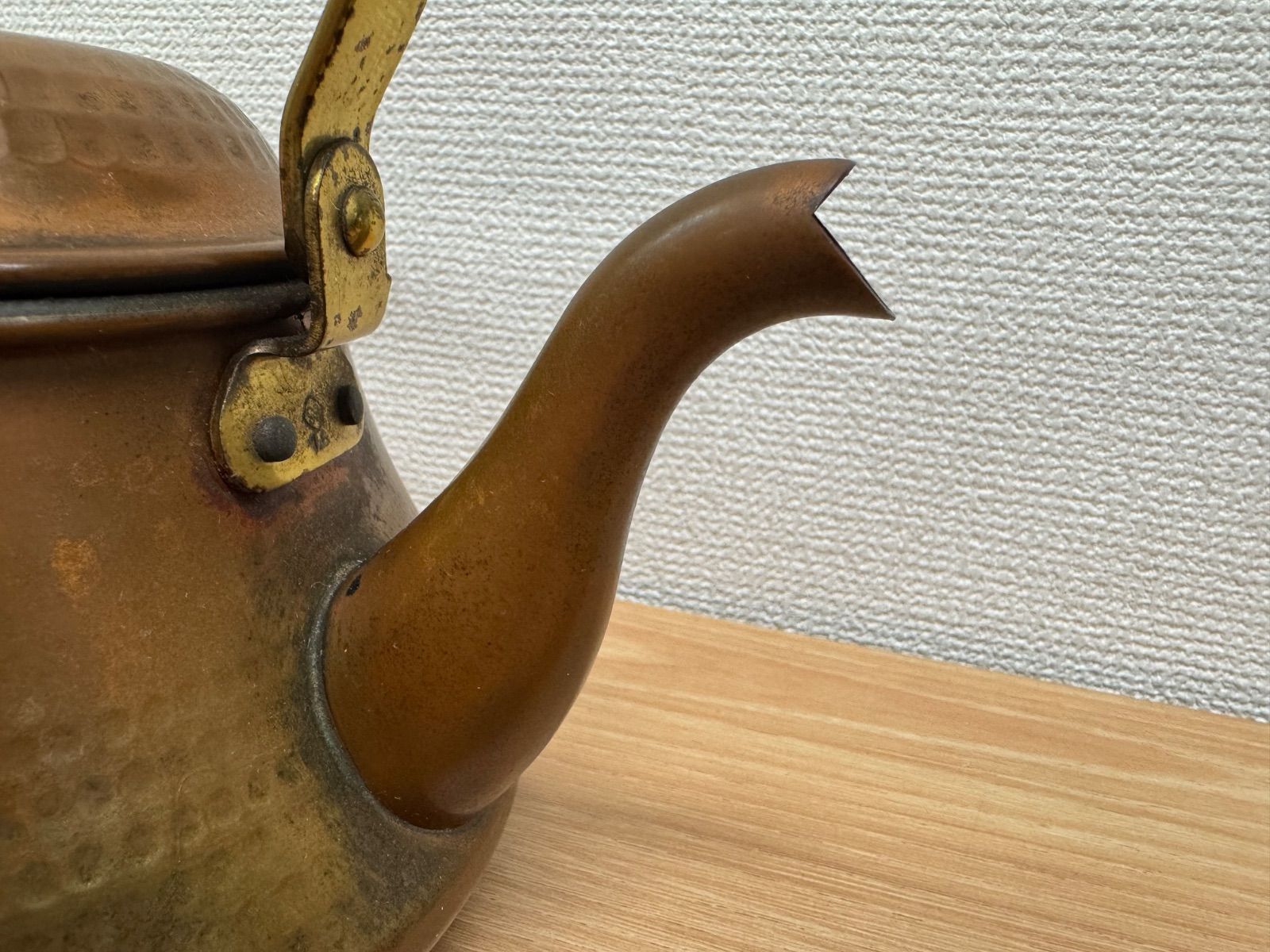 ⭐︎【SALE】【アンティーク】SS 島本製作所 銅製やかん ケトル - メルカリ