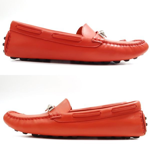 HERMES モカシン アーヴィング irving ドライビングシューズ #38 24.5