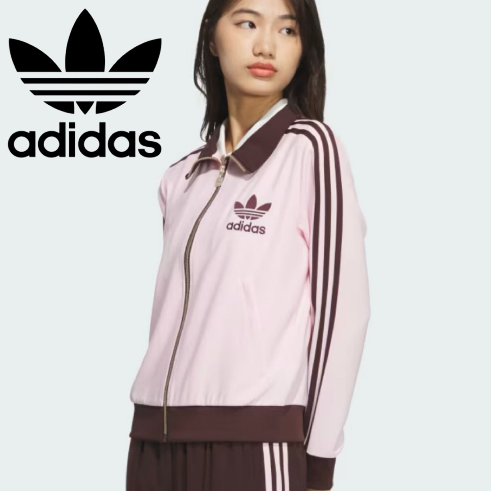 新品XL⭐️韓国限定 adidas トラックジャケット/ジャージ 刺繍トレ