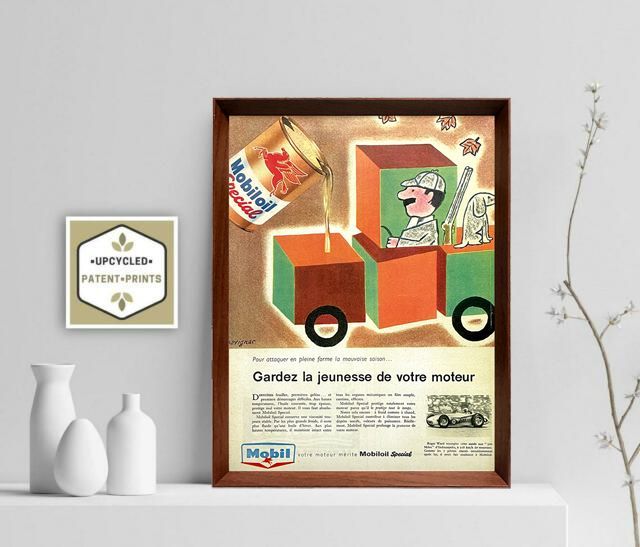 サヴィニャック モービル 1960年代 フランス ヴィンテージ 雑誌 広告