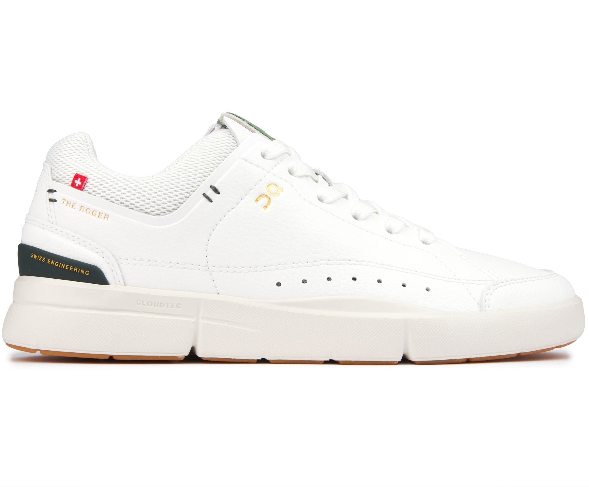 Womens On The Roger Centre Court Sneakers In White/Sage | Soletrader