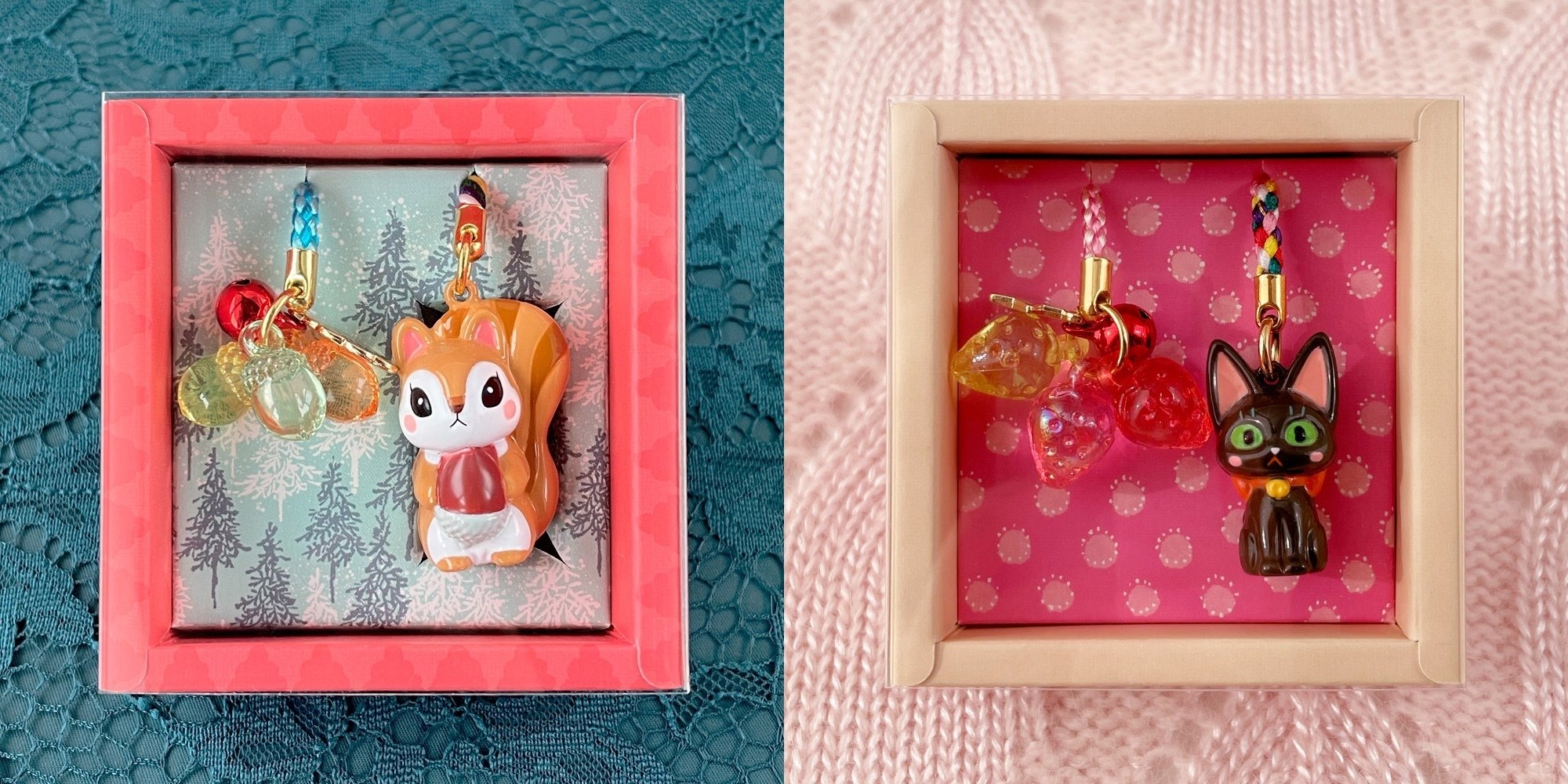 3月のライオン」リスポッケ先生&いちごちゃん根付鈴 原画と鈴の音色の