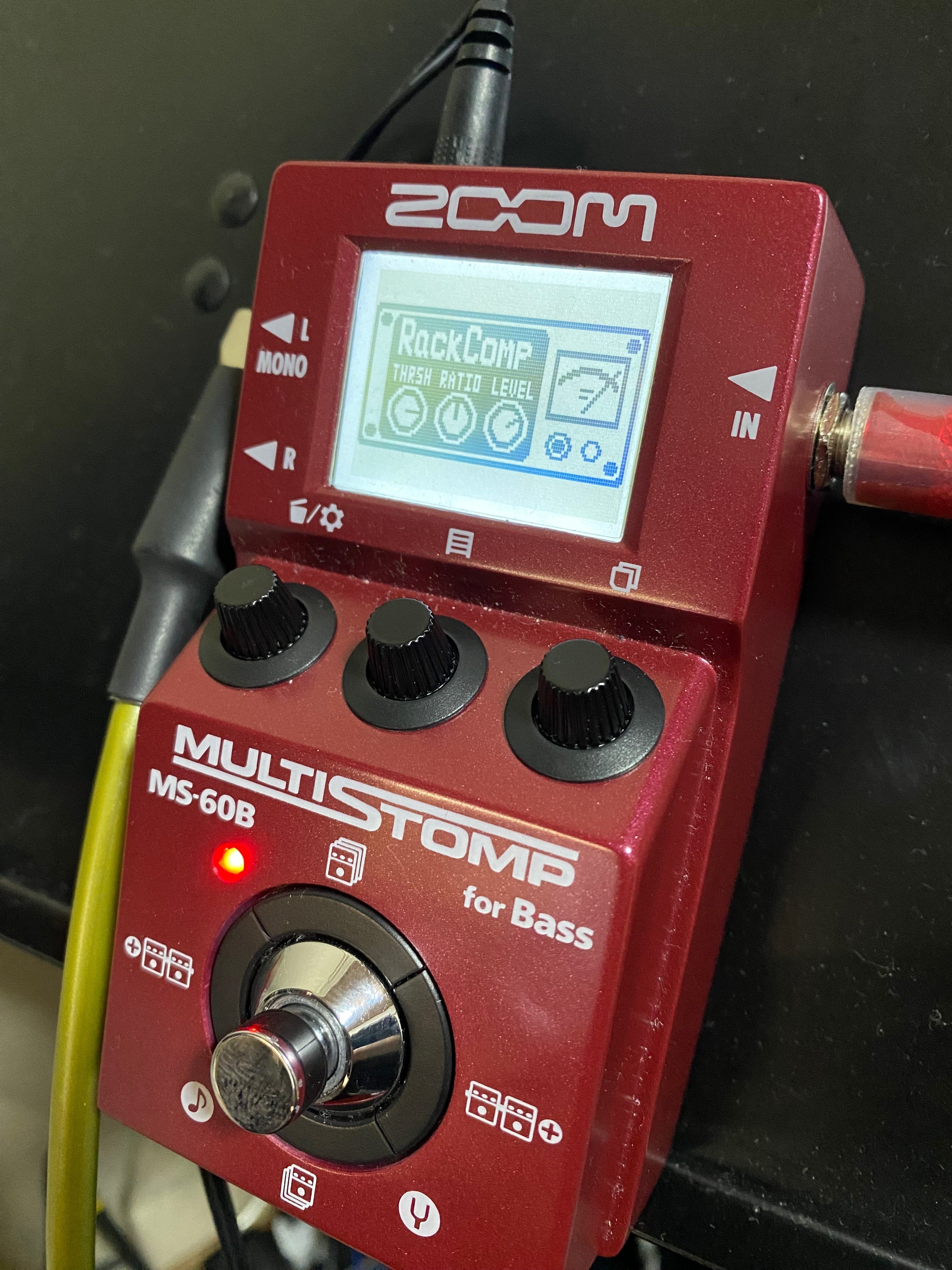 MS-60B[ZOOMのマルチエフェクター]｜Bassist Shunsuke Hase