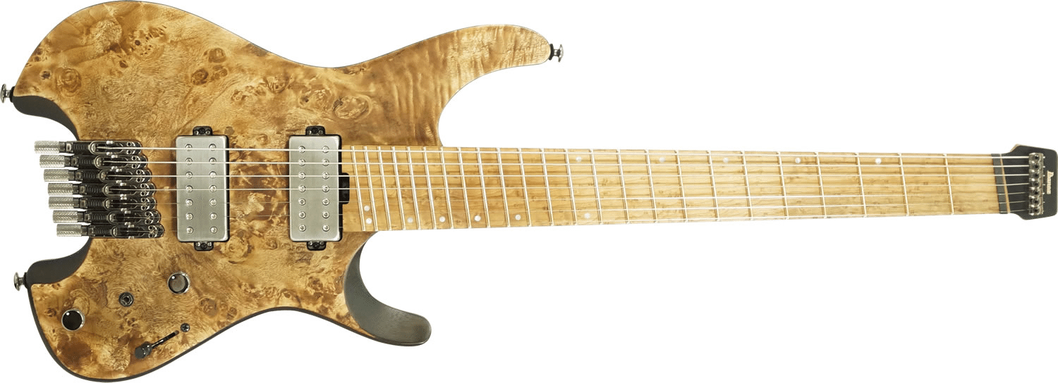 特選中古品！アイバニーズによるヘッドレス7弦ギター「QX527PB-ABS」が