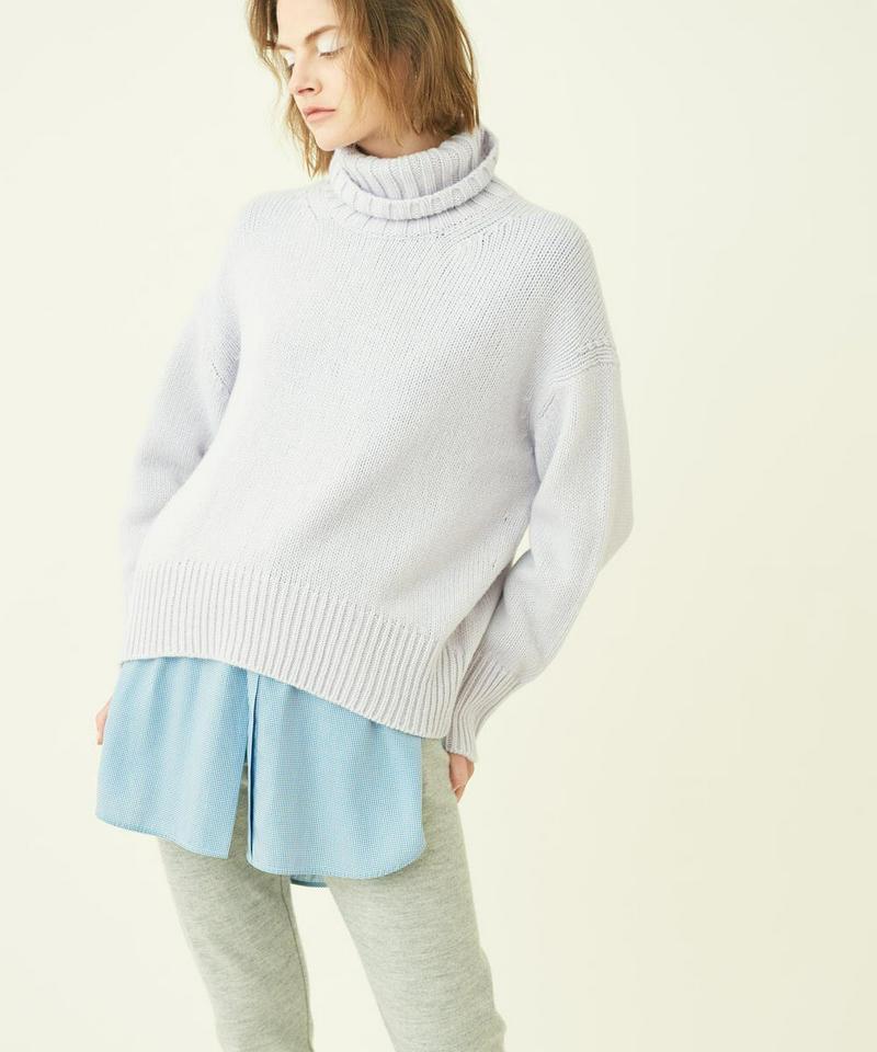 GALERIE VIE(ギャルリーヴィー)の「ファインウール ハイネックプル