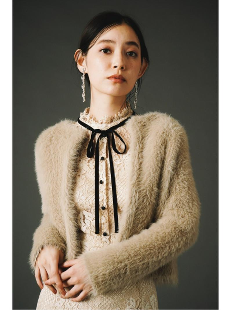 CELFORD(セルフォード)の「ファーライクニットカーディガン」 - PARTE