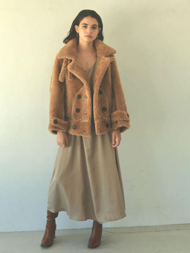 ACYM(アシーム)の「Teddy boa volume コート」 - PARTE