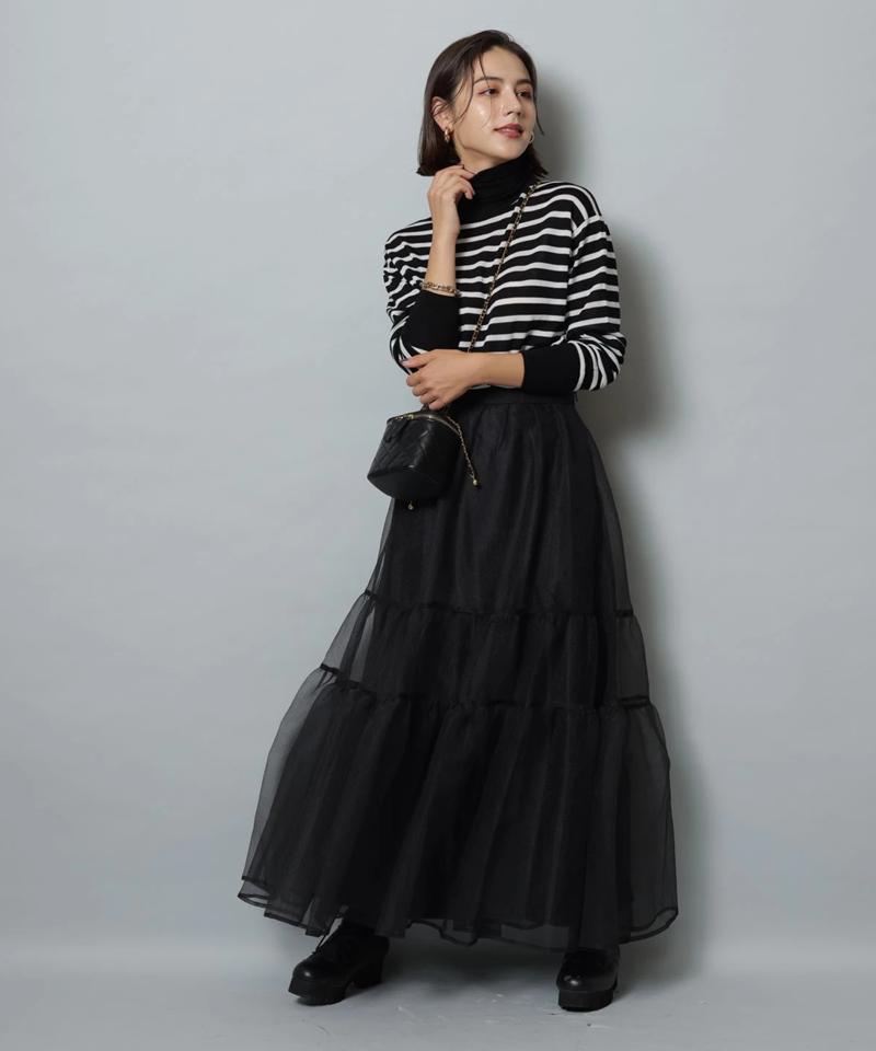 Arpege story(アルページュストーリー)の「オーガンティアードスカート