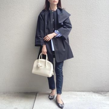 yori(ヨリ)の「ツイルサイドフレアコート」 - PARTE