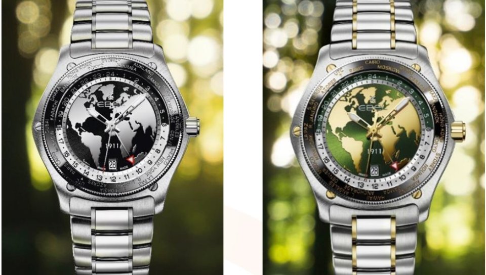 エベル、伝説のアイコン「EBEL 1911 GLOBE」がモダンなデザイン復活