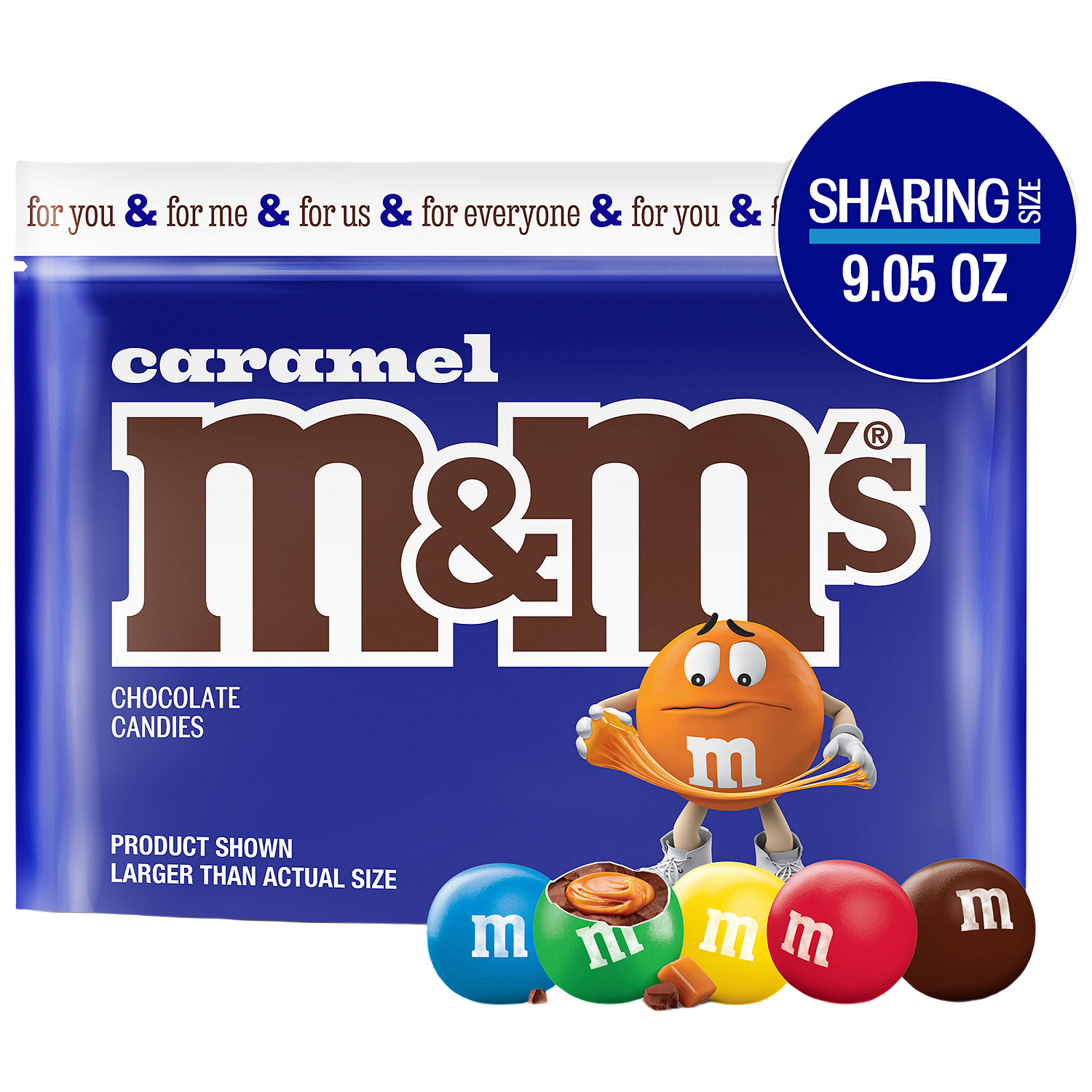 M&M's Caramel Chocolate Candies Sharing Size, 9.05 oz - ShopRite