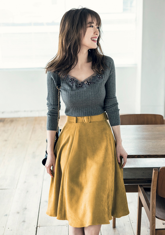 美人百花10月号掲載 Apuweiser-riche × 泉里香 │【公式通販】Arpege