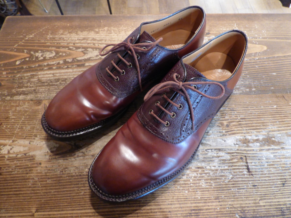 SHETLAND FOX（シェットランドフォックス）コードバンレザーのサドル