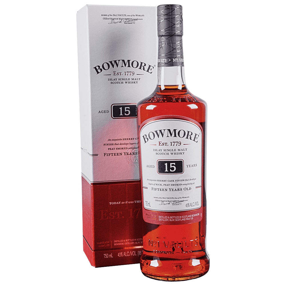 Bowmore 15 Year Scotch 750 ml - Applejack