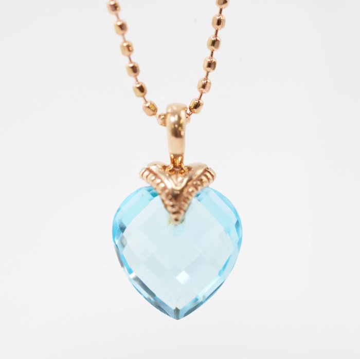 agete アガット K10ピンクゴールド キーチャーム ダイヤ0.01ct ハート