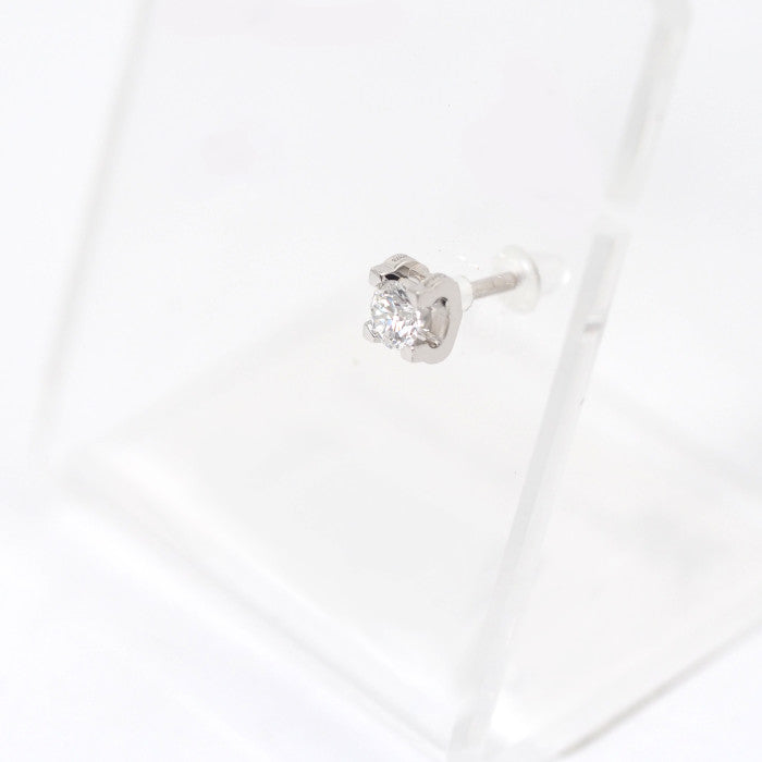 Cartier カルティエ 750WG K18ホワイトゴールド Cドゥ 片耳用ピアス