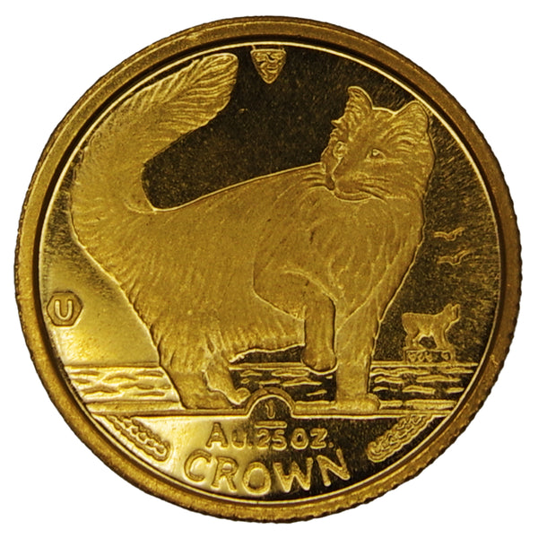 中古B/標準】マン島 キャットコイン 1991年 ノルウェー 1/25オンス 1