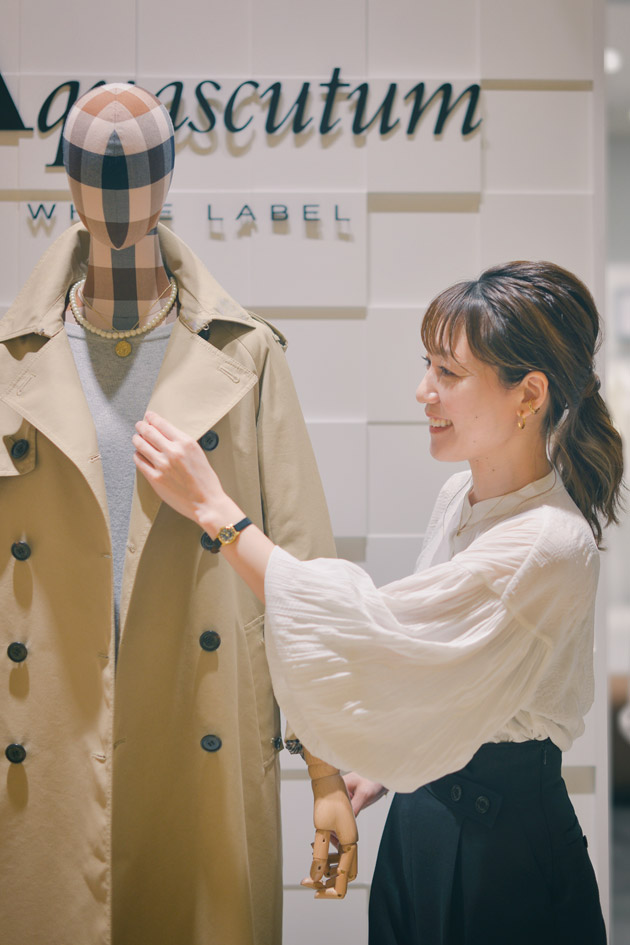 トレンチと私 EPISODE.2 | BLOG | Aquascutum アクアスキュータム