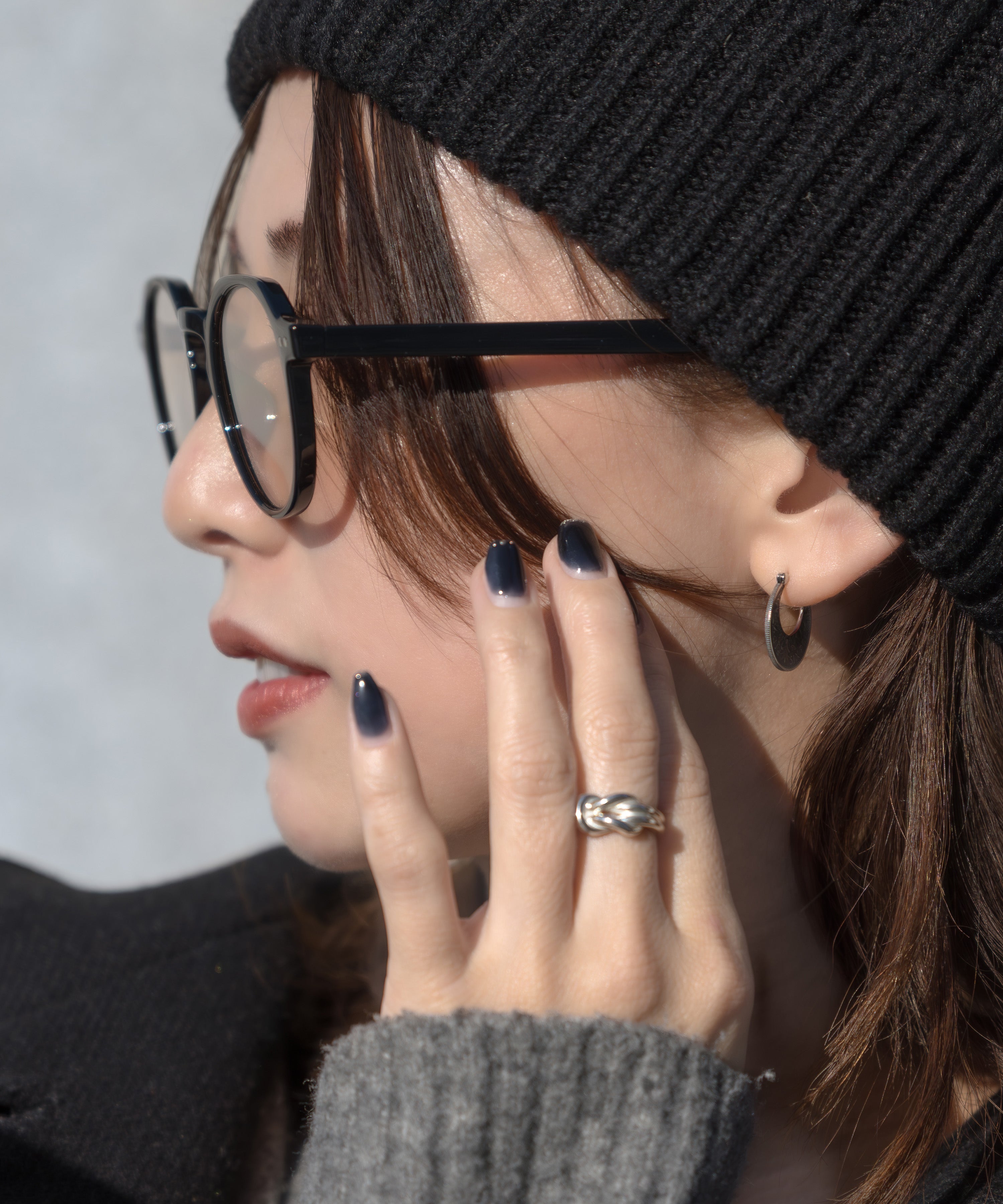 フープピアス 幸せのシックスペンスコイン シルバー – AQUA SILVER