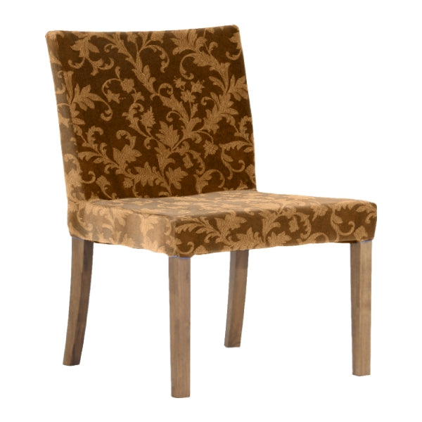 リビングチェア ダイニングルーム｜JOY 1P Mサイズ 肘なしブラウン脚