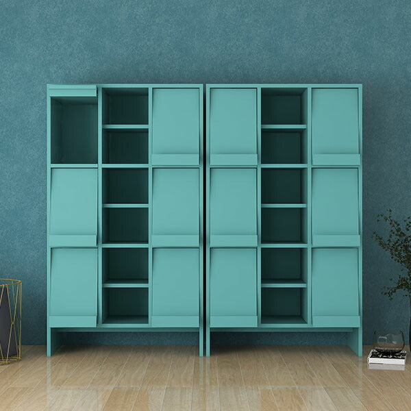 可動棚本棚 本収納｜arne flap 3×3open縦/D40 aino｜0000ae022521