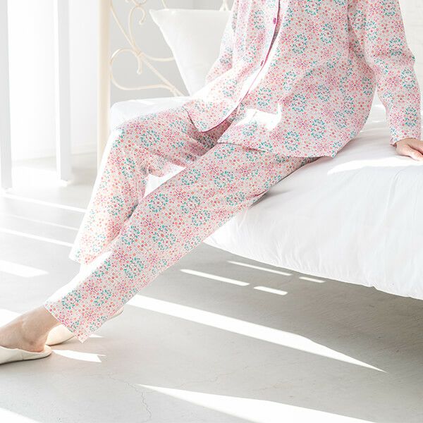 LIBERTY】リバティ 天竺プリント レディース パジャマ 綿100% 高級