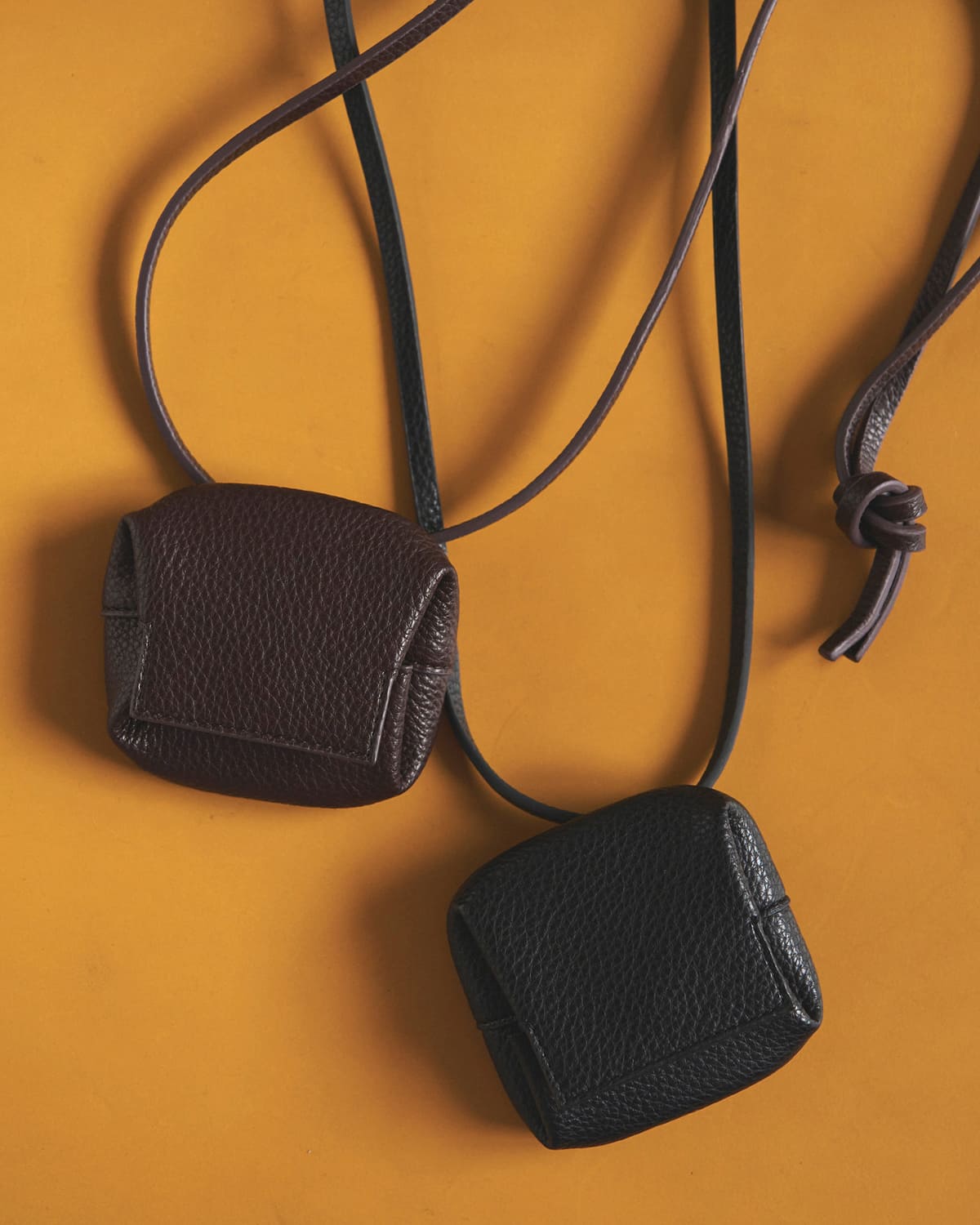 anuke アンヌーク エコレザー ウエスト ミニ ポーチ “Ecoleather Waist