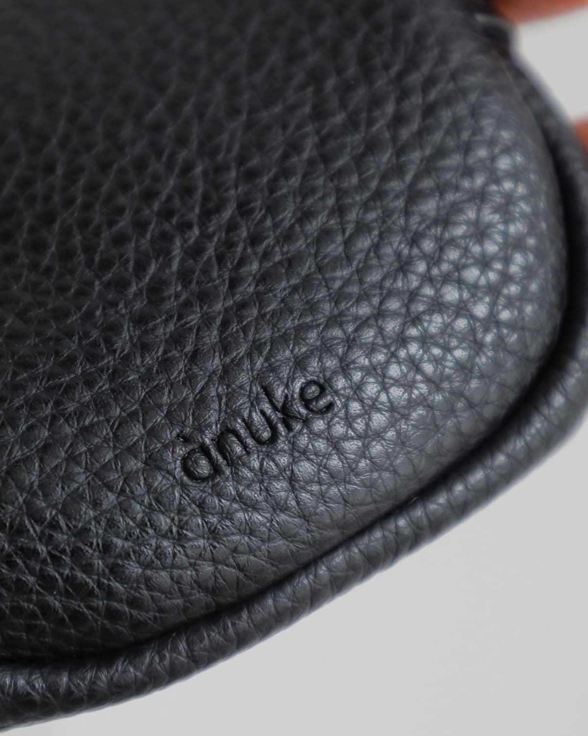 anuke アンヌーク エコレザー ウエスト ミニ ポーチ “Ecoleather Waist