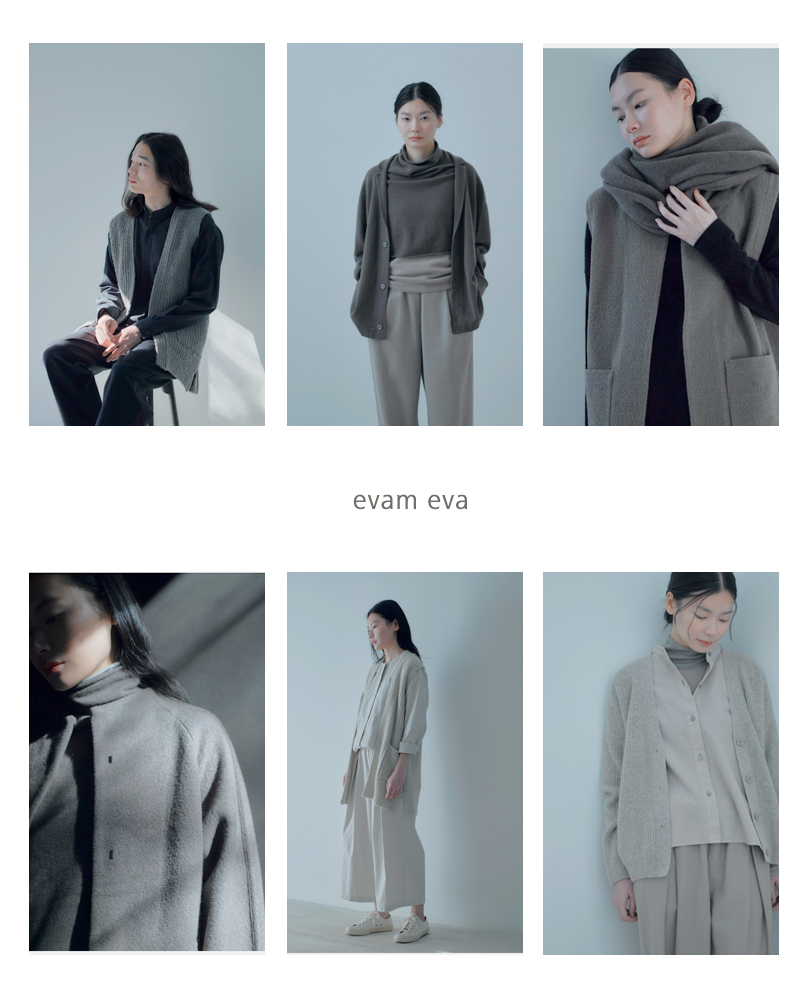 evam eva エヴァムエヴァ リニューウール タートルネック ニット プル