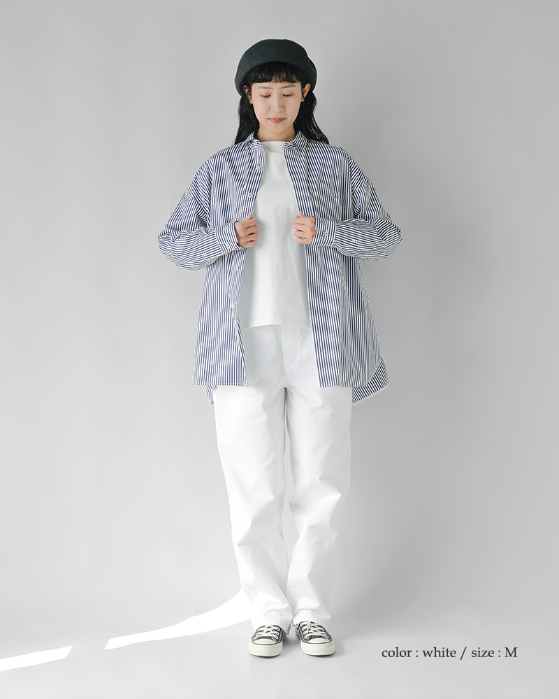 Y ワイ オーガニックコットン チノ ベルテッド トラウザー パンツ