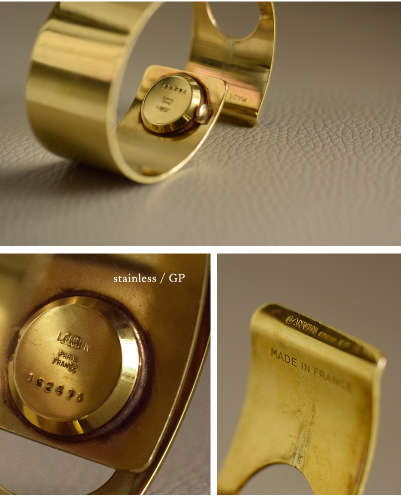 LANVIN ランバン ステンレス GP ヴィンテージ ウォッチ ks-982-fn
