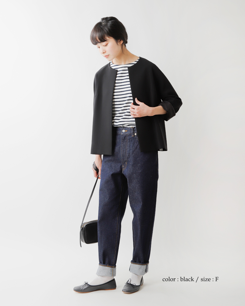 TRAVAIL MANUEL トラバイユマニュアル ダブルクロス ノーカラー