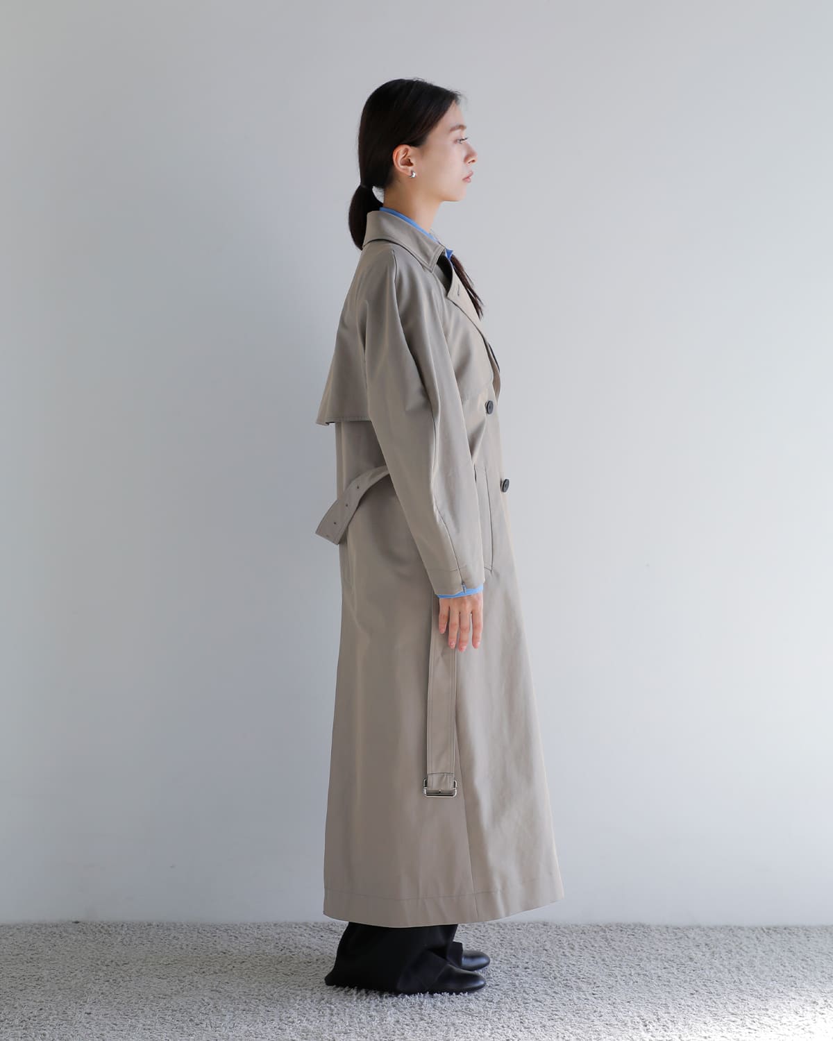 CINOH チノ ツイル トレンチコート “enso/円相” e-20-001 2026ss新作