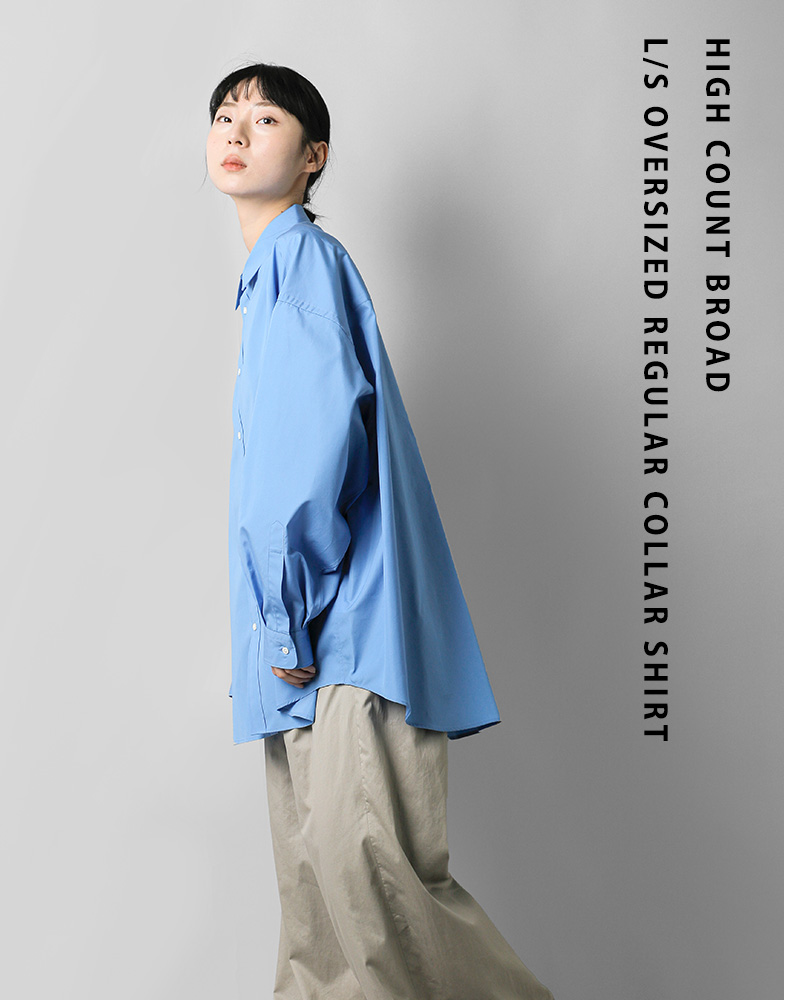 graphpaper グラフペーパー コットン レギュラーカラー シャツ High