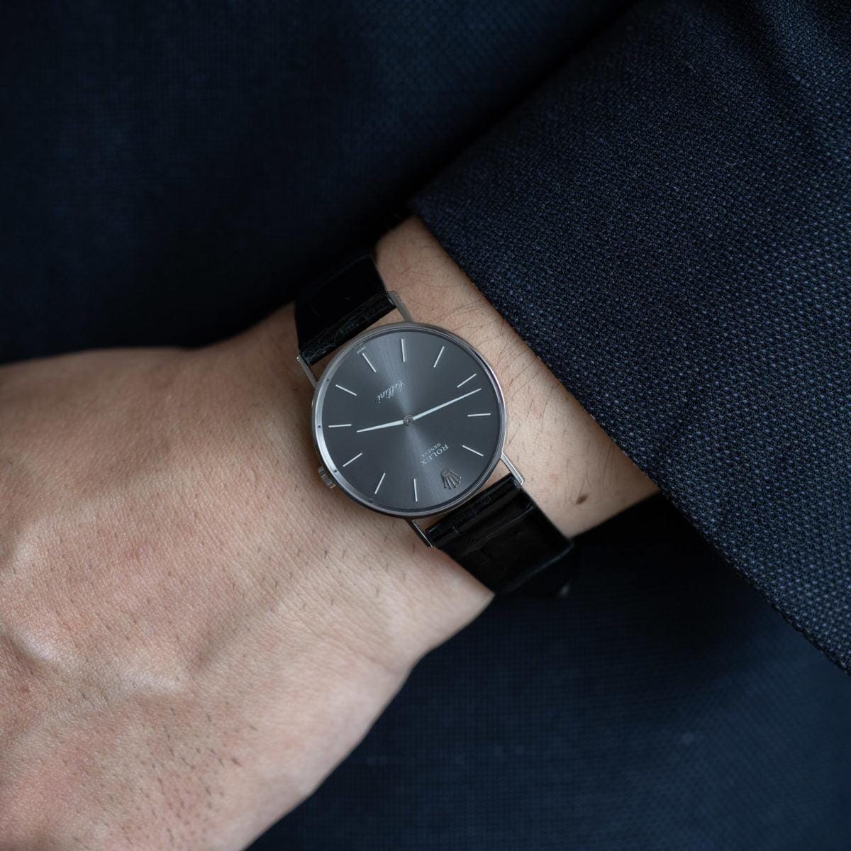 ロレックス チェリーニ 3833 18金無垢 WG / ROLEX Cellini WG Grey