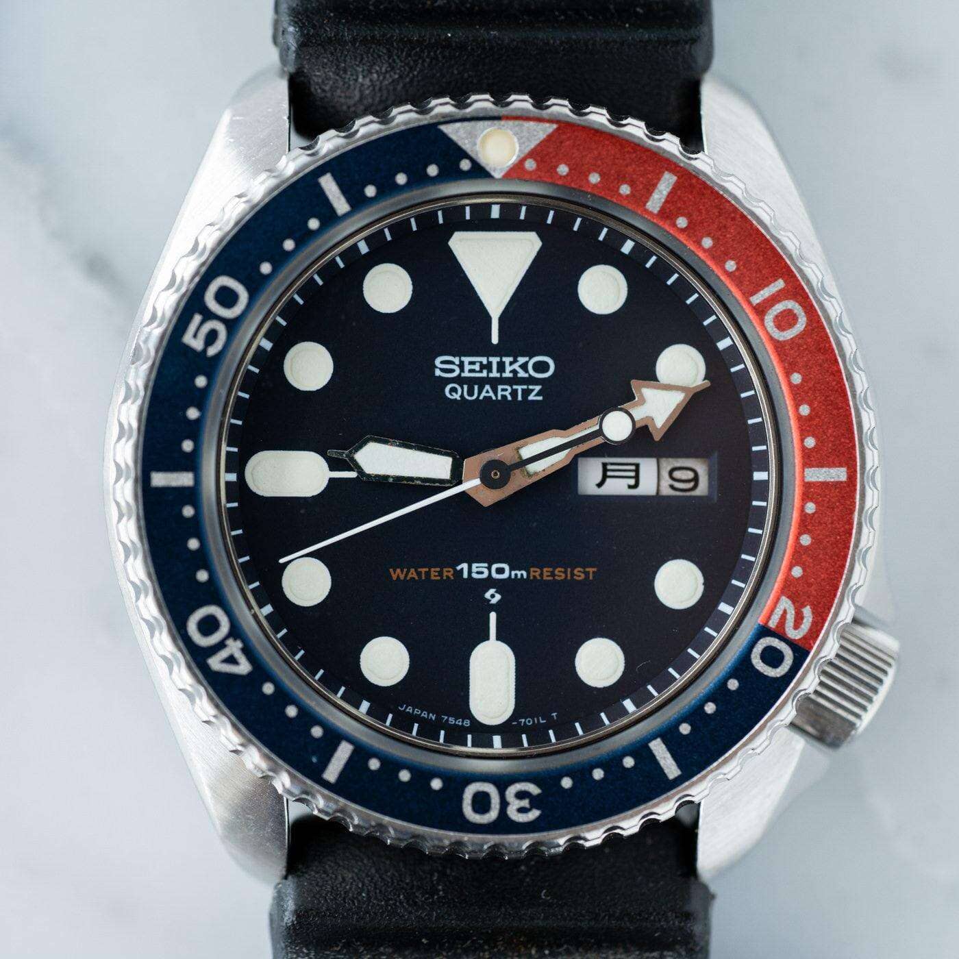 SEIKO セイコー 150m ダイバー 7548-700B ペプシベゼル 1980年製 | ARBITRO